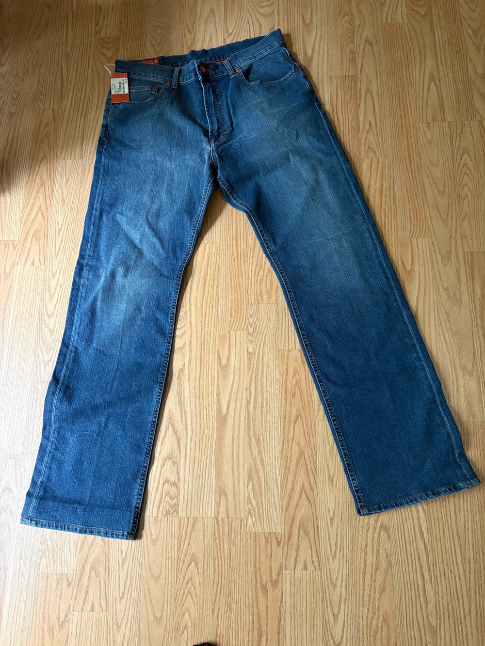 Faconnable Men's Straight-Leg Jeans in Medium Blue